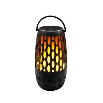Bluetooth zvučnik sa LED plamenom: prijenosni vanjski bežični zvučnik, 5 W, Bluetooth 5.3, ugrađena baterija 1000–1200 mAh, IPX4, 90 Hz–20 kHz