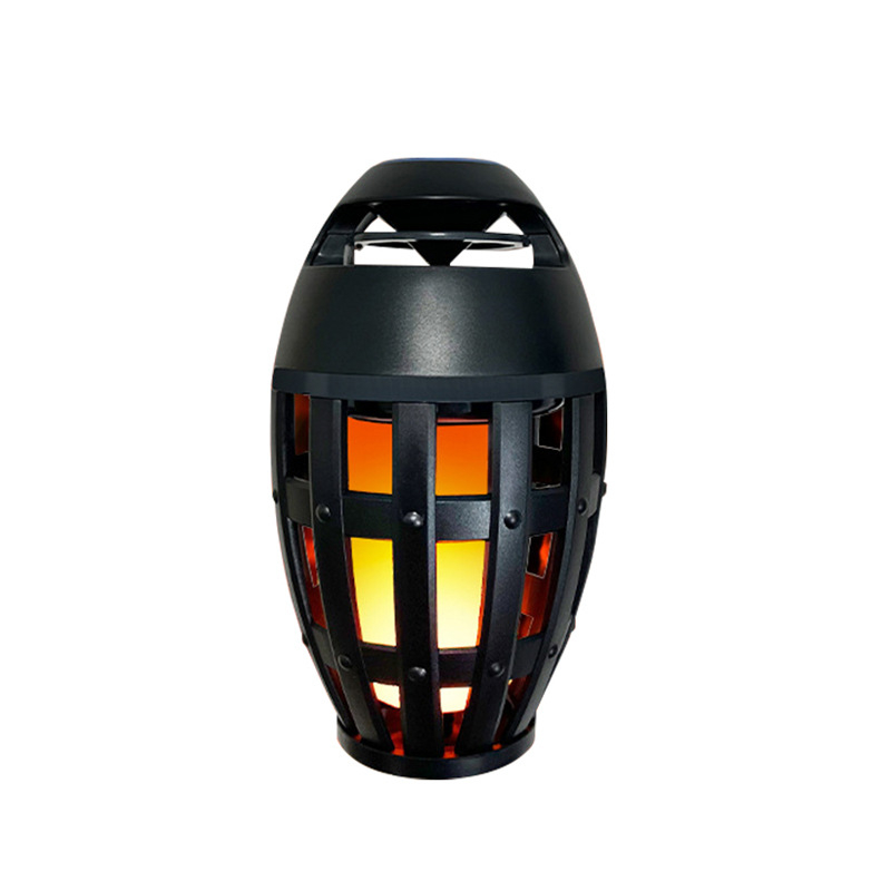 Bluetooth zvučnik sa LED plamenom: prijenosni vanjski bežični zvučnik, 5 W, Bluetooth 5.3, ugrađena baterija 1000–1200 mAh, IPX4, 90 Hz–20 kHz