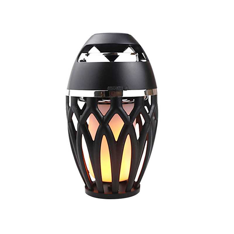Bluetooth zvučnik sa LED plamenom: prijenosni vanjski bežični zvučnik, 5 W, Bluetooth 5.3, ugrađena baterija 1000–1200 mAh, IPX4, 90 Hz–20 kHz