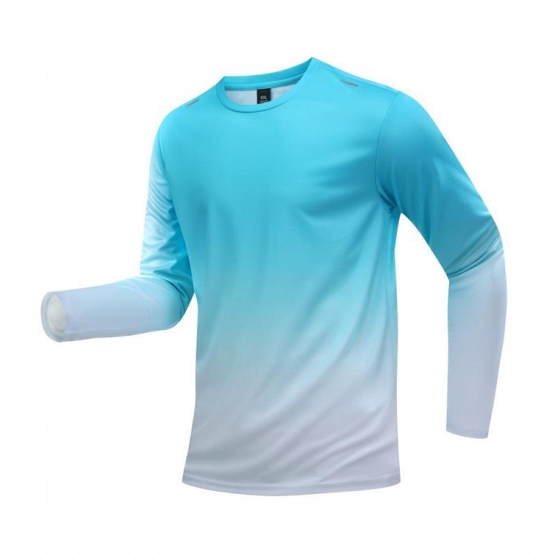 Top de bază cu mânecă lungă – croi lejer, guler rotund, model cu dungi, material rayon ≤30%