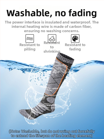 Nabíjateľné elektrické vykurovacie ponožky s USB, unisex domáce papuče – teplé nohy
