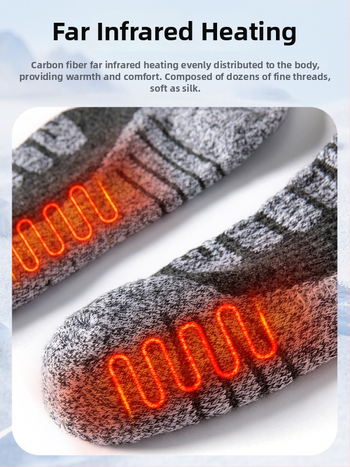 Nabíjateľné elektrické vykurovacie ponožky s USB, unisex domáce papuče – teplé nohy