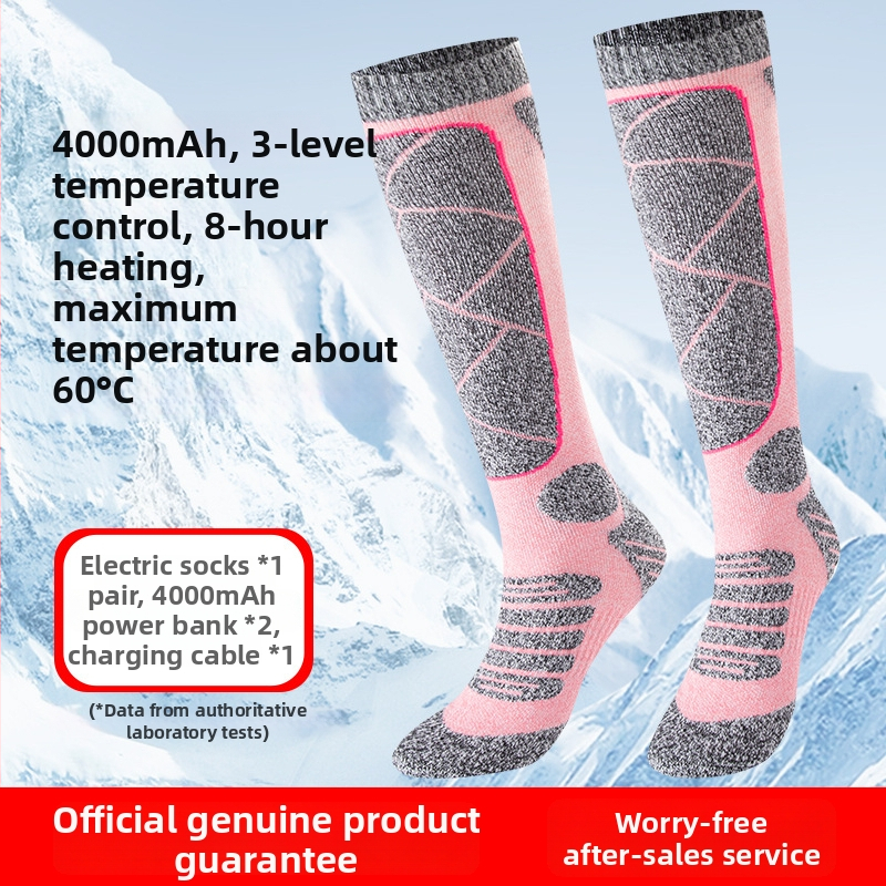 Nabíjateľné elektrické vykurovacie ponožky s USB, unisex domáce papuče – teplé nohy