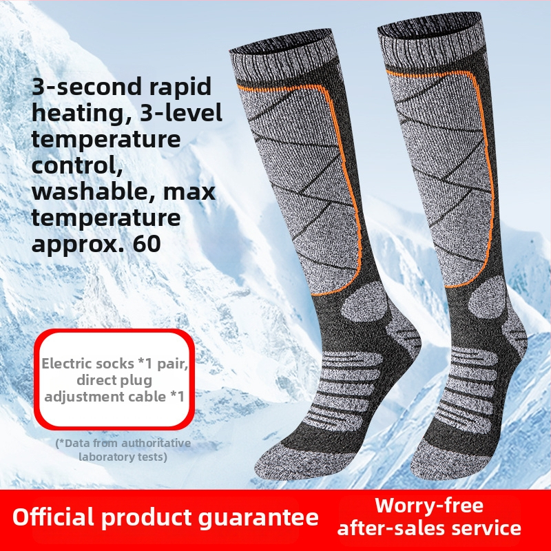 Nabíjateľné elektrické vykurovacie ponožky s USB, unisex domáce papuče – teplé nohy