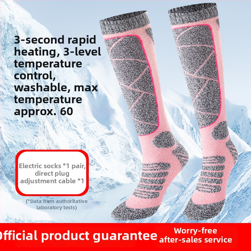Nabíjateľné elektrické vykurovacie ponožky s USB, unisex domáce papuče – teplé nohy