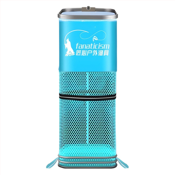 Uniqueity štvorcová ochranná sieť na ryby – skladacia, prenosná pre rybolov