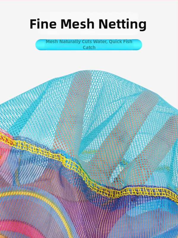 Sieťová hlava z hliníkovej zliatiny s Nano+ lepenou sieťou – jemná rybárska sieť s veľkými očami pre vonkajšie použitie