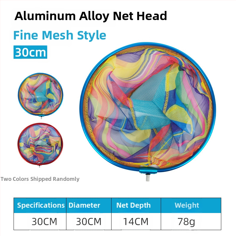 Sieťová hlava z hliníkovej zliatiny s Nano+ lepenou sieťou – jemná rybárska sieť s veľkými očami pre vonkajšie použitie