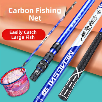 Weihai powerful fishing gear karbonski okvir za ribolovnu mrežu s pletenom torbom
