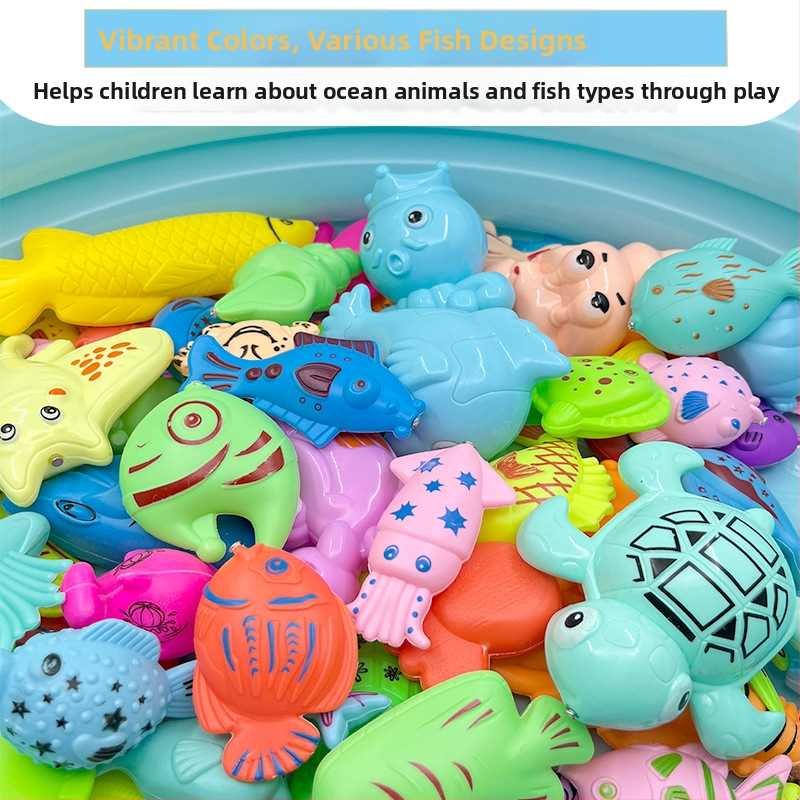 Σετ υδάτινων παιχνιδιών ψαρέματος – πλαστικά, μάρκα Ewell, για παιδιά 4–6 ετών, συσκευασία σε OPP σακούλα