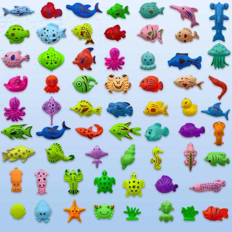 Σετ υδάτινων παιχνιδιών ψαρέματος – πλαστικά, μάρκα Ewell, για παιδιά 4–6 ετών, συσκευασία σε OPP σακούλα