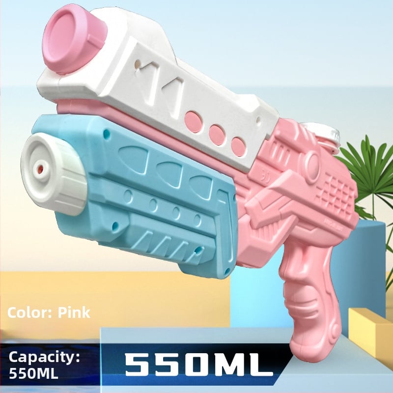 Παιχνίδι πιστόλι νερού – πιστόλι νερού με μηχανισμό ώθησης, πλαστικό, συσκευασία OPP, για ηλικίες 4–6 ετών, διαδραστικό παιχνίδι γονέα-παιδιού