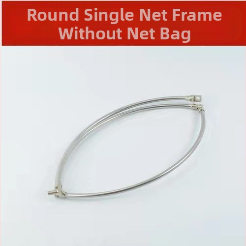 Sklopná hlava siete z nehrdzavejúcej ocele s 8 mm závitovým rozhraním, veľké oko a hustá sieť na lov kreviet a rýb