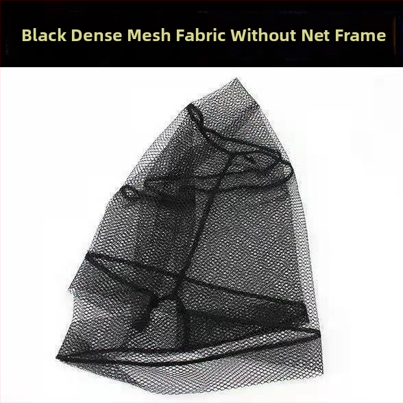 Sklopná hlava siete z nehrdzavejúcej ocele s 8 mm závitovým rozhraním, veľké oko a hustá sieť na lov kreviet a rýb