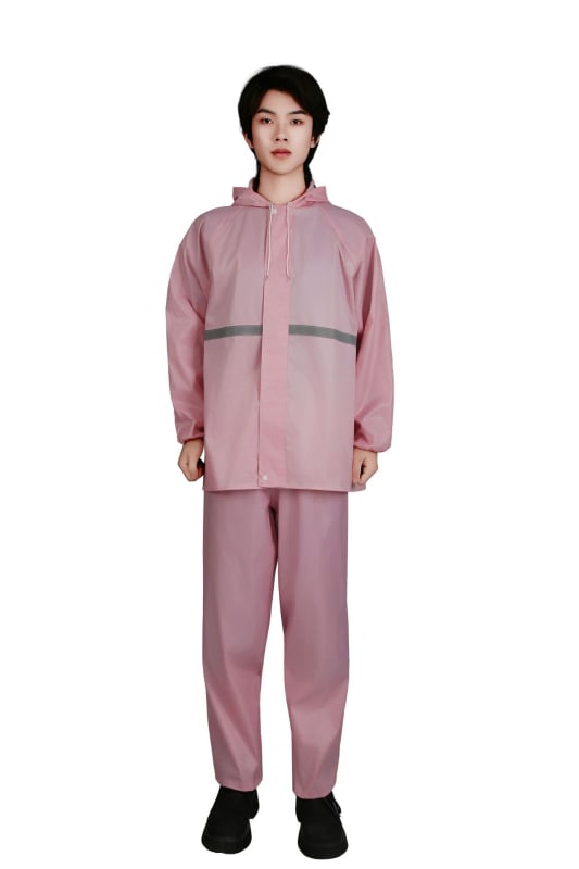 Αδιάβροχο για ενήλικες, σετ δύο τμημάτων, Oxford ύφασμα με στρώμα PVC, πάχος υφάσματος 23, κατάλληλο για ποδηλασία και ηλεκτρικά οχήματα