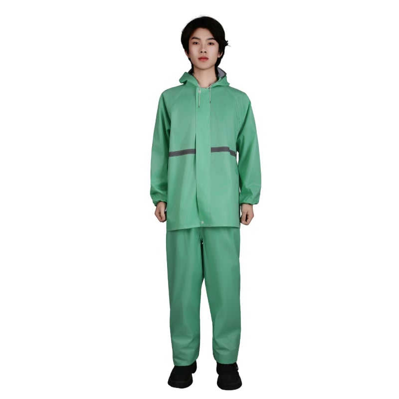 Αδιάβροχο για ενήλικες, σετ δύο τμημάτων, Oxford ύφασμα με στρώμα PVC, πάχος υφάσματος 23, κατάλληλο για ποδηλασία και ηλεκτρικά οχήματα