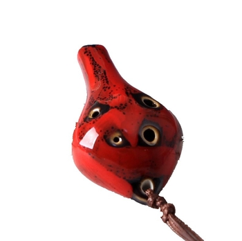 Οκαρίνα Anrun zytd-018 – Μονή συσκευασία; Συσκευασία: υψηλής ποιότητας κηρωμένο κορδόνι + έγχρωμη μουσική παρτιτούρα