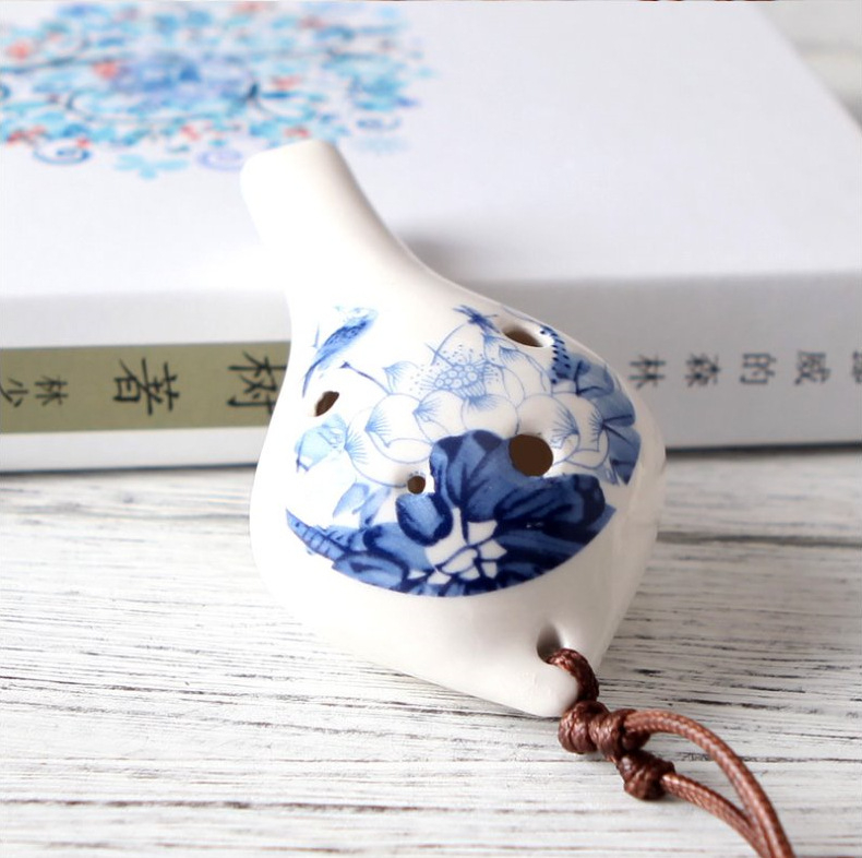 Οκαρίνα Anrun zytd-018 – Μονή συσκευασία; Συσκευασία: υψηλής ποιότητας κηρωμένο κορδόνι + έγχρωμη μουσική παρτιτούρα