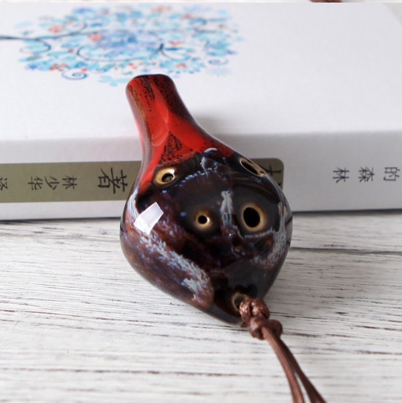 Οκαρίνα Anrun zytd-018 – Μονή συσκευασία; Συσκευασία: υψηλής ποιότητας κηρωμένο κορδόνι + έγχρωμη μουσική παρτιτούρα