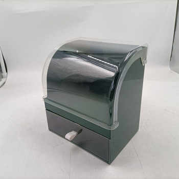 Козметична кутия за съхранение с чекмеджета – прахоустойчива настолна организация, PS материал, модерен стил, голям капацитет