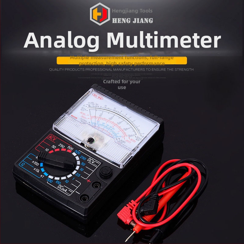 MF411 Analogový multimetr s ukazovadlom, prenosný, Wei Zheng, IP67, pre študentov a domáce použitie
