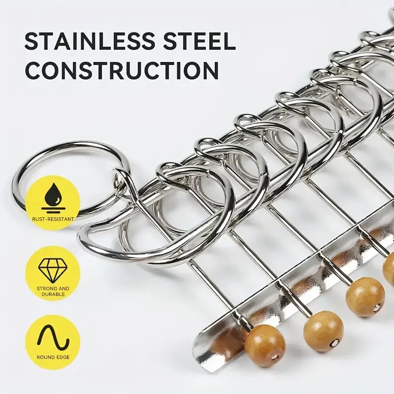 Fémes oldó puzzle - 50 darabos készlet, Luban Lock, kilenc gyűrűs puzzle, szellemi játék 14 éveseknek