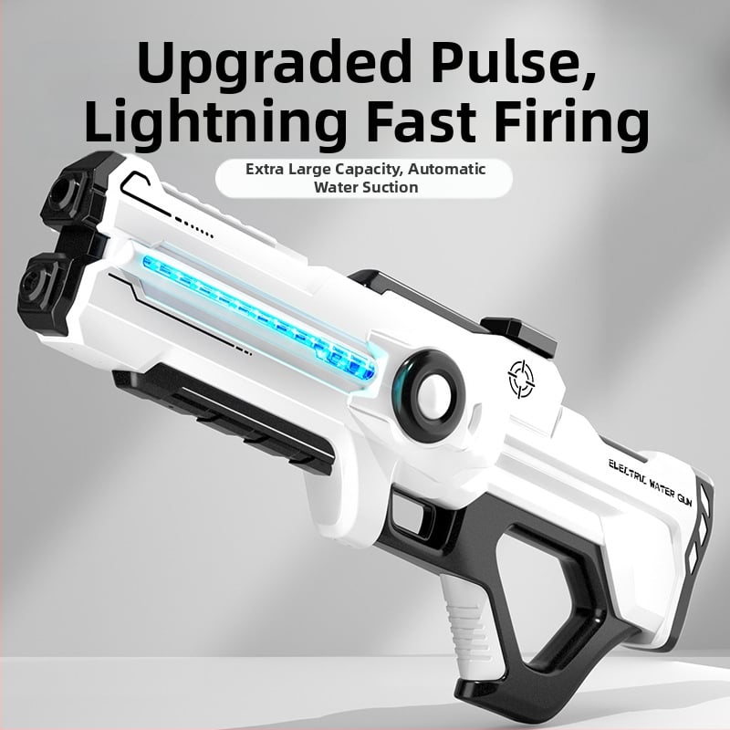 Ηλεκτρικό πιστόλι νερού για παιδιά με αυτόματη απορρόφηση νερού, φόρτιση και εκπομπή, κατασκευή από πλαστικό, κατάλληλο για ηλικίες 4-6 ετών
