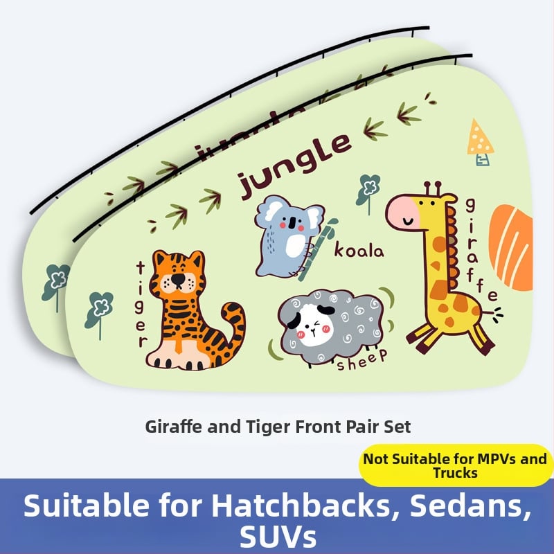 Parasolar auto pentru fereastră cu șină, perdea de intimitate în interiorul mașinii pentru bebeluși, protecție solară, izolație termică, întunecare, folie de aluminiu