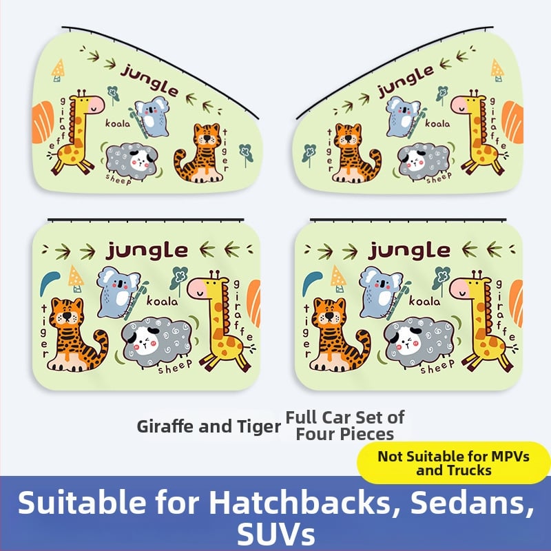Parasolar auto pentru fereastră cu șină, perdea de intimitate în interiorul mașinii pentru bebeluși, protecție solară, izolație termică, întunecare, folie de aluminiu