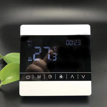Termostat za električno podno grijanje s skrivenom ugradnjom, 220V, kabelski vremenski upravljač, programabilni dodirni panel, WiFi kompatibilan