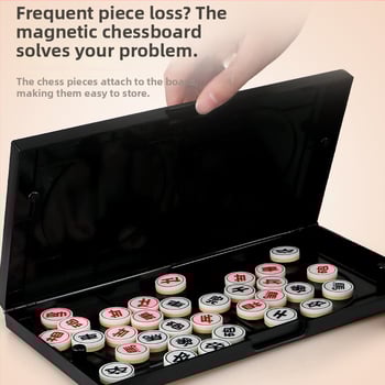 Dječja magnetska sklopiva šahovska igra — prenosna edukativna igra za razvoj mozga, koordinaciju ruka-oko, interaktivno učenje