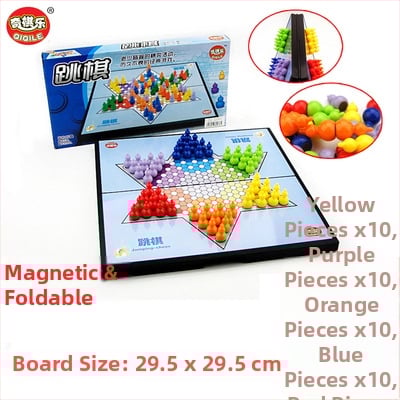 Dječja magnetska sklopiva šahovska igra — prenosna edukativna igra za razvoj mozga, koordinaciju ruka-oko, interaktivno učenje