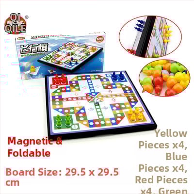 Dječja magnetska sklopiva šahovska igra — prenosna edukativna igra za razvoj mozga, koordinaciju ruka-oko, interaktivno učenje