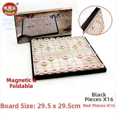 Dječja magnetska sklopiva šahovska igra — prenosna edukativna igra za razvoj mozga, koordinaciju ruka-oko, interaktivno učenje