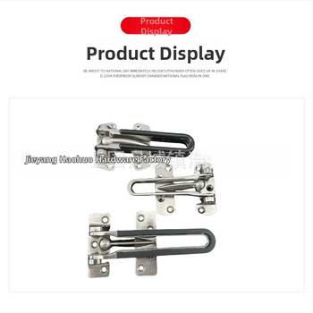 Brava za vrata od cinkovog legura, zaštita od krađe, elektroplatirani završetak, moderni minimalistički stil