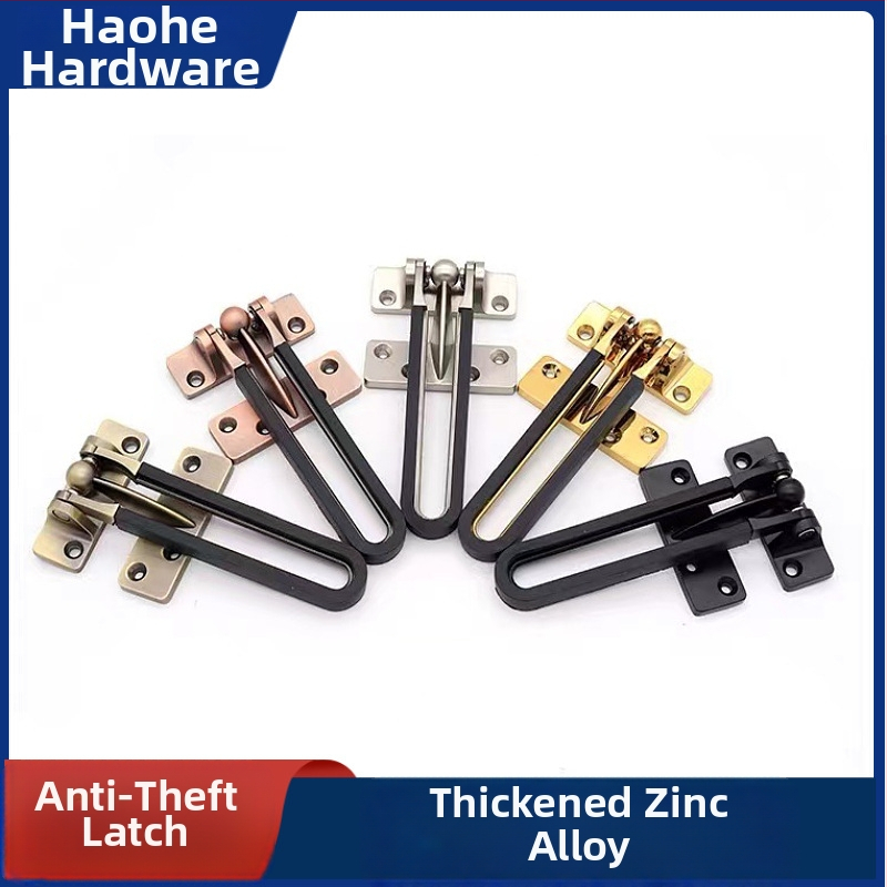 Brava za vrata od cinkovog legura, zaštita od krađe, elektroplatirani završetak, moderni minimalistički stil