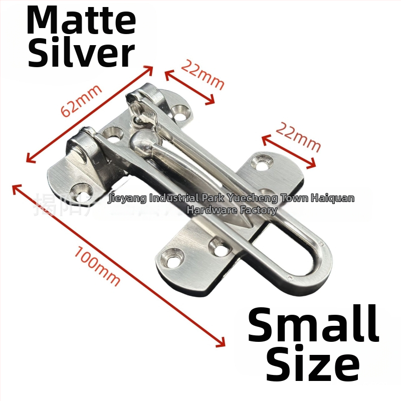 Brava za vrata od cinkovog legura, zaštita od krađe, elektroplatirani završetak, moderni minimalistički stil