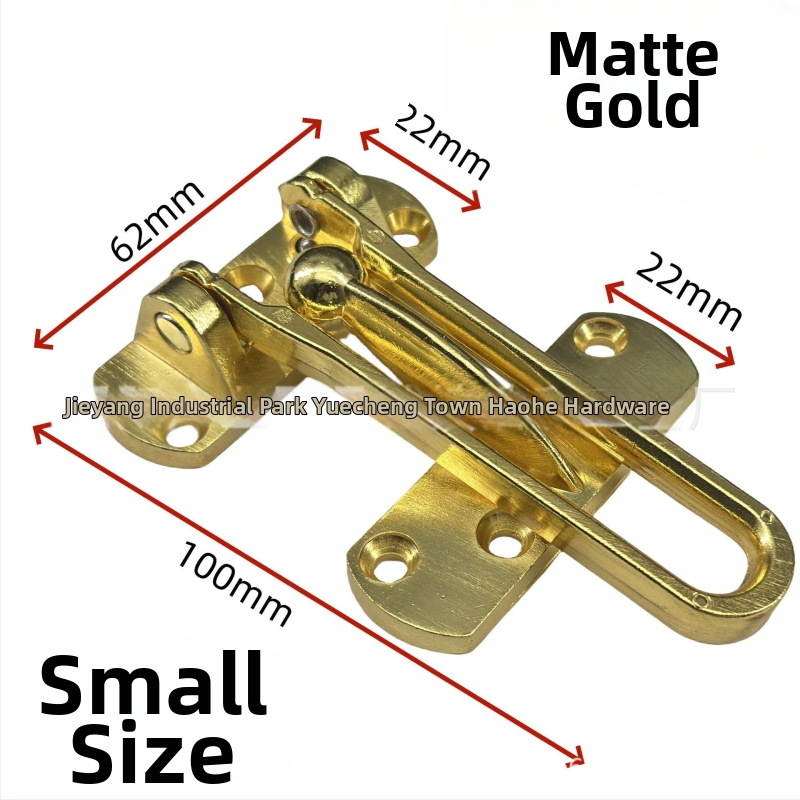 Brava za vrata od cinkovog legura, zaštita od krađe, elektroplatirani završetak, moderni minimalistički stil