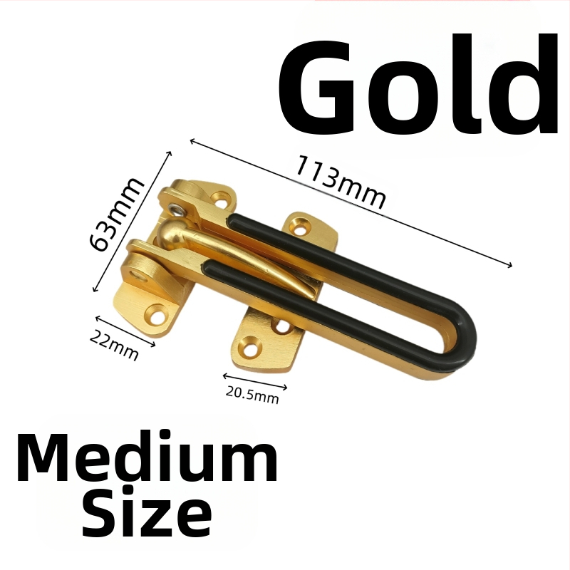 Brava za vrata od cinkovog legura, zaštita od krađe, elektroplatirani završetak, moderni minimalistički stil