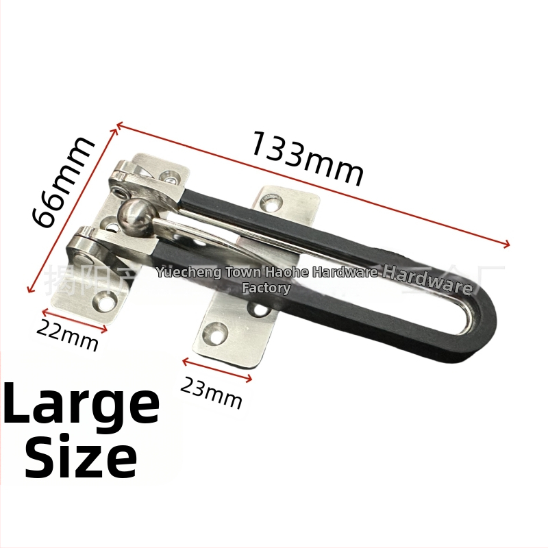 Brava za vrata od cinkovog legura, zaštita od krađe, elektroplatirani završetak, moderni minimalistički stil