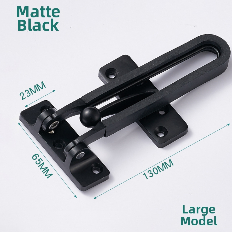 Brava za vrata od cinkovog legura, zaštita od krađe, elektroplatirani završetak, moderni minimalistički stil