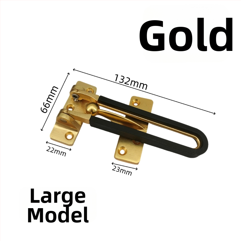 Brava za vrata od cinkovog legura, zaštita od krađe, elektroplatirani završetak, moderni minimalistički stil