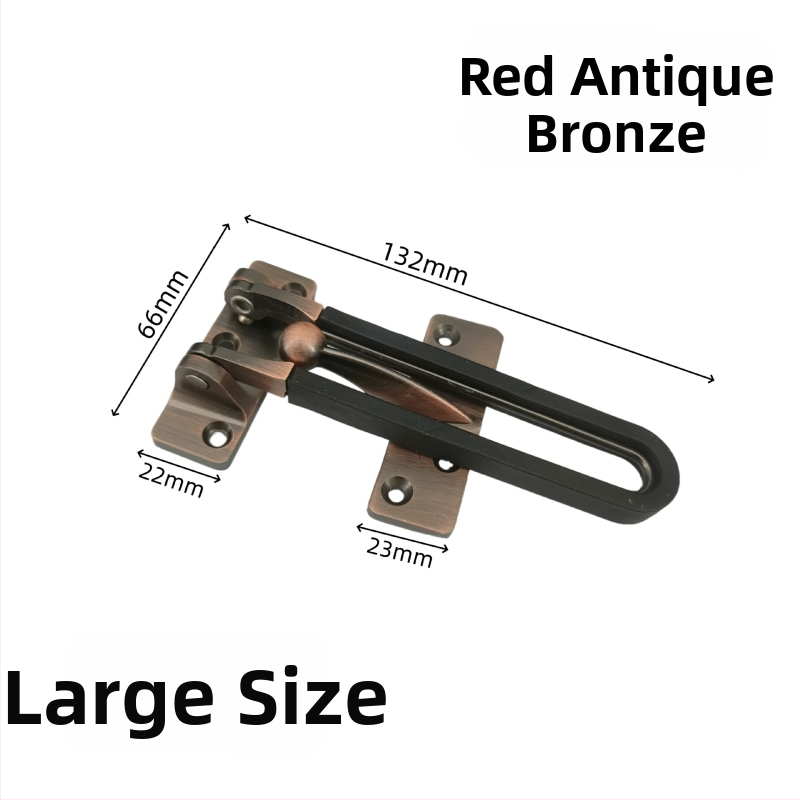 Brava za vrata od cinkovog legura, zaštita od krađe, elektroplatirani završetak, moderni minimalistički stil