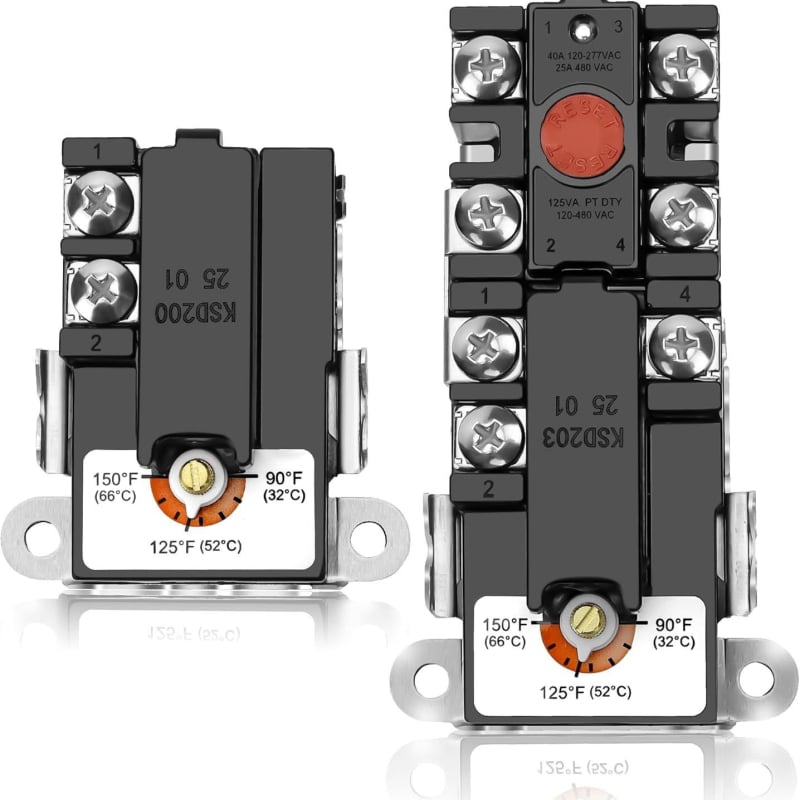 Termostat za vodeni grijač za dvostruki električni grijač, Kago, model Ksd320, 250V, Izlazni signal 3600