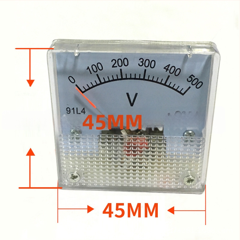 Voltmetr pre benzínový motor, jednofázový displej napätia, model 91L4, 300V/500V