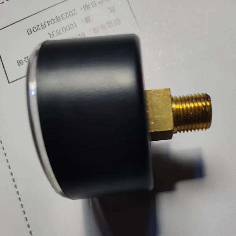 Vakumski manometar za tlak, model Y40, bakreni navoj spoj, raspon mjerenja 0 do −0,1, točnost 2,5, radna temperatura −20 do 40°C
