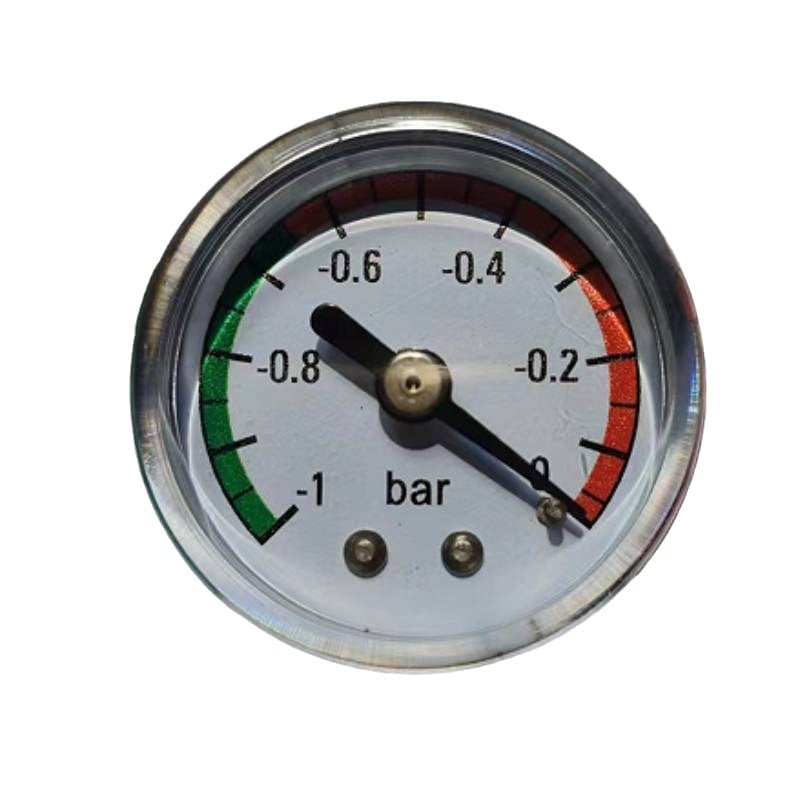 Vakumski manometar za tlak, model Y40, bakreni navoj spoj, raspon mjerenja 0 do −0,1, točnost 2,5, radna temperatura −20 do 40°C