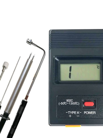 TM902C Digitális hőmérő – kézi, kapcsolati típus, HVAC-karbantartáshoz kimeneti hőmérséklet, Modell 902, Termékazonosító F757HJMMJ7MJ6T