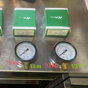 Manometru cu diafragmă Y60, interval 0-1.6 MPa, precizie 0.01 MPa, conexiune filetată