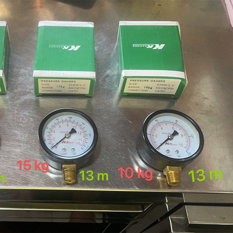 Manometru cu diafragmă Y60, interval 0-1.6 MPa, precizie 0.01 MPa, conexiune filetată
